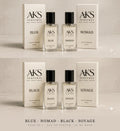 AKS Perfumes Men Pack of 4 - Blue, Nomad, Black and Sovage, 25ml each